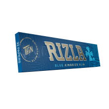 Rizla King Size Blue Slim Rolling Paper Pack Of 5 Booklets