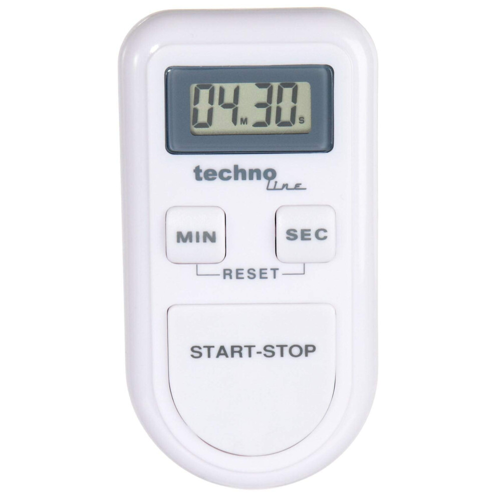techno line Count Down Timer, White