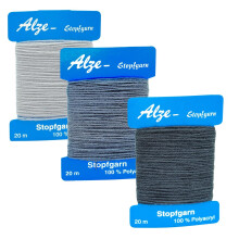 Darning Wool Bundle Monochrome (Light Grey, Mid Grey, Dark Grey)