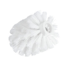 WENKO 15802100 Spare brush head with adapter White - ? 7,5 cm, for WC brush sets, Plastic, 7.5 x 9.3 x 7.5 cm, White
