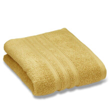 Catherine Lansfield Zero Twist Cotton 50x85cm Hand Towel Ochre