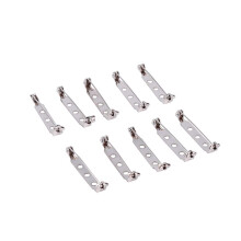 Silver Brooch Safety Pins with Back Clasp, 50 Pieces Bar Pins, 32mm Brooch Safety Clasp, for Jewellery Making and Crafts