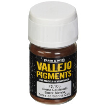 Vallejo 30 ml Pigments - Burnt Sienna, Brown