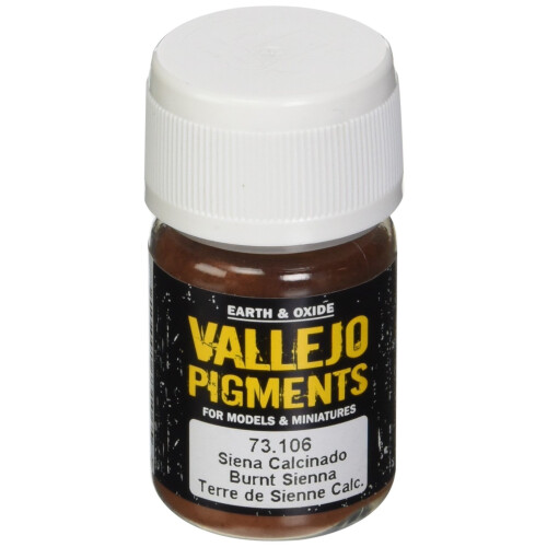 Vallejo 30 ml Pigments - Burnt Sienna, Brown