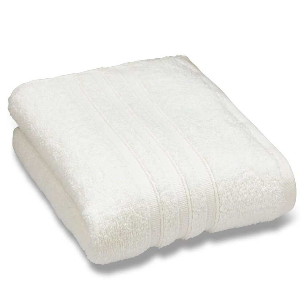 Catherine Lansfield Zero Twist Cotton 50X85cm Hand Towel Cream