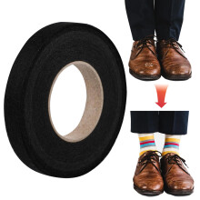 Sumajuc PA Wonder Web Iron On Extra Strong,20m 20cm Hem Tape Iron On No Sew Hemming Tape For Clothing (Black)