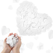 BRITECO 5000 Pieces Biodegradable Confetti | 50g Wedding Party Decoration | Eco-Friendly Heart-Shaped Confetti | Ideal for Celebrations, Birthdays,
