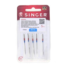 5 Original Singer Sewing Machine Needles 2020 size 90/14 universal