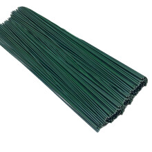 YYTOL Florist Wire Stems, 50 Pcs 2mm x 30cm Floral Flower Wire Stems Sticks Floristry Florists Thick Wires Stub Stem Green for DIY Craft