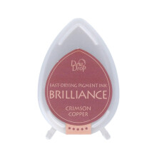 Tsukineko Brilliance Dew Drop Ink Pads - Crimson Copper