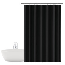 SiHuiTu Shower Curtain for Bathroom Shower Curtain Anti Mould Waterproof PEVA Bath Curtains Curtains with Weight Tape 12 Hooks 180 x 180 cm (71 x 71