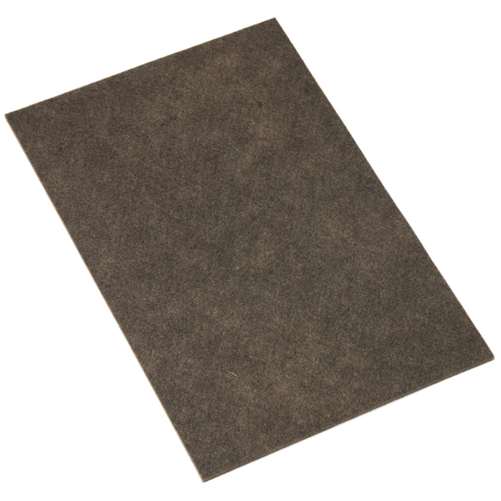 Adsamm? / 1 X Self-Adhesive Felt Sheet/Brown / 7.87X11.81'' (200X300 Mm) / Rectangular / 0.138'' / 3.5 Mm Thick Stick-On Furniture Felt 5051225392635