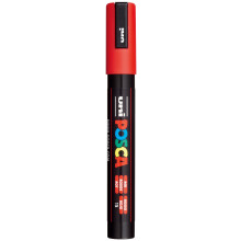 Uni-Ball 152736000 Posca PC-5M Medium Bullet Tip Marker - Red