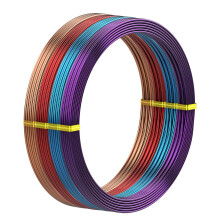 131ft/ 40m Color Aluminum Craft Wire, Thin Metal Wire for Craft, 18 Gauge 1mm Flexible Bendable Metal Wire for Jewellery Making, Floral Making,