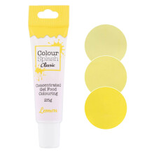 Colour Splash Food Colouring Gel | Lemon Yellow | Highly Concentrated Gels, Easy To Use Squeezy Tubes, Edible Ingredients, Transform Plain Cakes Into