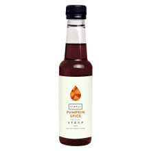 Simply Pumpkin Spice Syrup, Vegan & Nut Free Flavoured Syrup for Coffee, Cocktails & Baking (250ml)