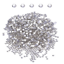 720pcs Crystal Diamond Rhinestones Flat Back Round Rhinestones Crystals Round Beads Flat Back Glass,Flat Back Non-Stick Resin Rhinestones Bling