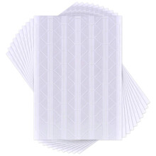 Photo Stick Corners, 1020pcs Adhesive Photo Sticker Corners for DIY Scrapbook, Journal and Picture Album, Clear