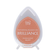 Tsukineko Brilliance Dew Drop Ink Pads - Pearl Rust