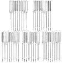 50 Pcs Sewing Machine Needles, 5 Sizes 65/9, 75/11, 80/12, 90/14, 100/16 Universal Machine Needles, Sharp Sewing Machine Needles for Home Sewing
