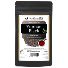 Yunnan Black Loose Leaf Tea (100g) ? Chinese Loose Leaf Black Brew, Smooth Rich Brew, Woody Earthy Flavour, Aromatic Everyday Tea, Resealable Pouch |