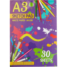 Artbox A3 Sketch Pad - Assorted (Sheet of 30)