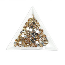 1000pcs 3mm Flat Back Resin Rhinestones Bling Crystal Diamantes for Nail Art & Craft (3mm, Burnt Orange)