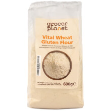 Grocer Planet - Vital Wheat Gluten Flour (600g) - Natural | GMO Free | Vegan Friendly