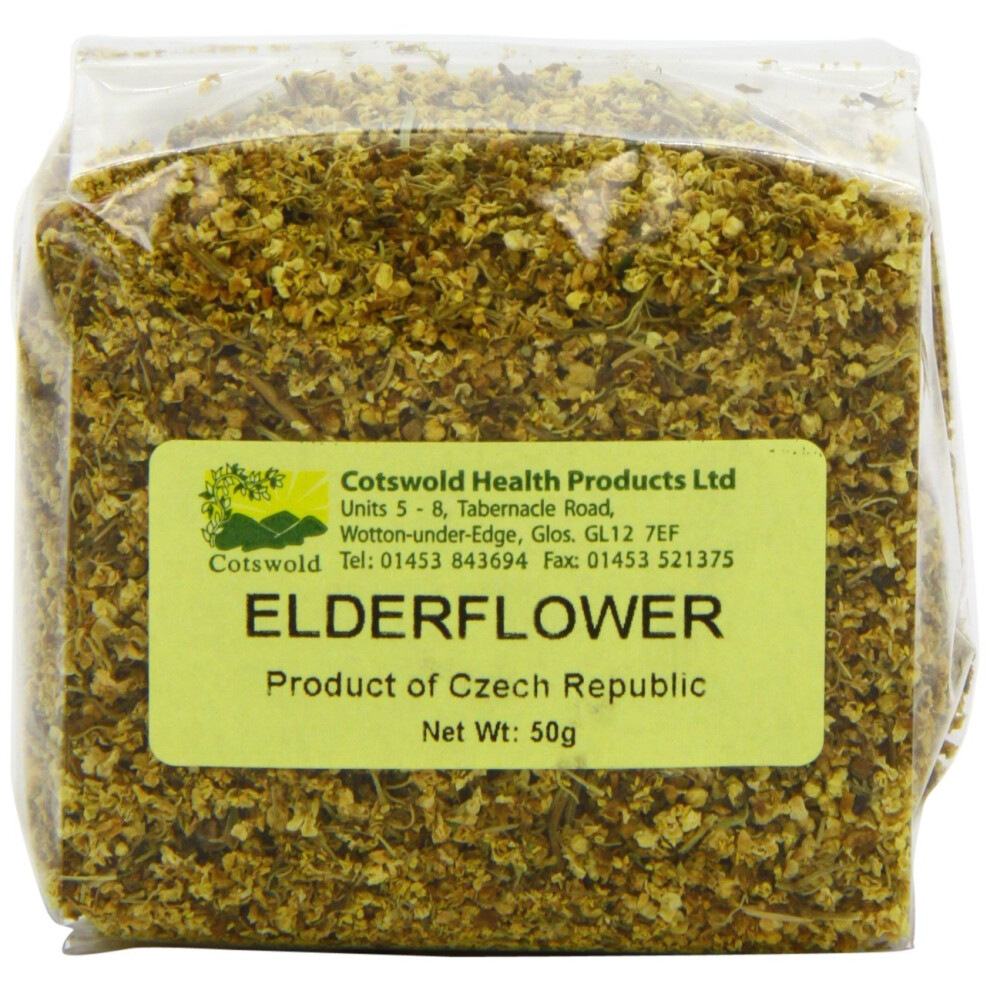 Cotswold Health Products Elderflower Tea 50G - Cots-01El