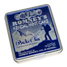 Romney's Kendal Mint Cake 5.9 oz / 170g Pocket Tin - WHITE