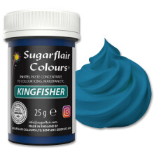 Sugarflair Pastel Kingfisher Blue Food Colouring Paste 25g - Concentrated Paste Food Dye for Cake Decorating, Fondant, Buttercream, Cake Batter and