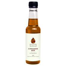 Simply Cinnamon Bun Syrup, Vegan, Nut Free & Halal Certified Flavoured Syrup for Coffee, Cocktails & Baking (250ml)