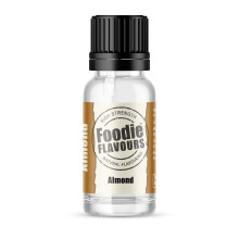Foodie Flavours Almond Natural Flavouring, High Strength - 15ml