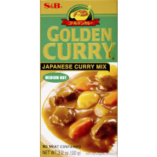 S&B Golden Curry Sauce Mix - Medium Hot (Green) 92g