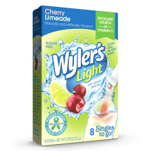 Wyler's Cherry LIMEADE Singles to Go (8 packets each box) by Wyler's