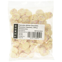Hannahs White Chocolate Candy Snowies (Jazzies), 250 g