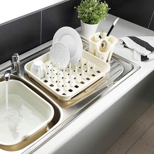 Addis Addis Cutlery Drainer (One Size) (Linen) 1