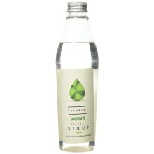 Simply Mint Syrup, Vegan & Nut Free Flavoured Syrup for Coffee, Cocktails & Baking (250ml)