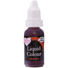 Rainbow Dust Liquid Colour - Liquid Air Brush Colour and Food Colouring (Orange, 16ml)