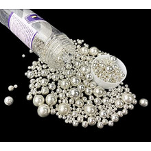 Edible Sprinkles Pearl Sugar Silver Candy 120g/ 4.2oz Mixing Size Baking Christmas Cake Decorations Cupcake Toppers Cookie Decorating Ice Cream