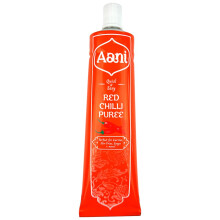 Aani Red Chilli Puree, 110g (Pack of 1) | Perfect for Cooking, Marinades and Seasoning | Made from Fresh Red Chilli