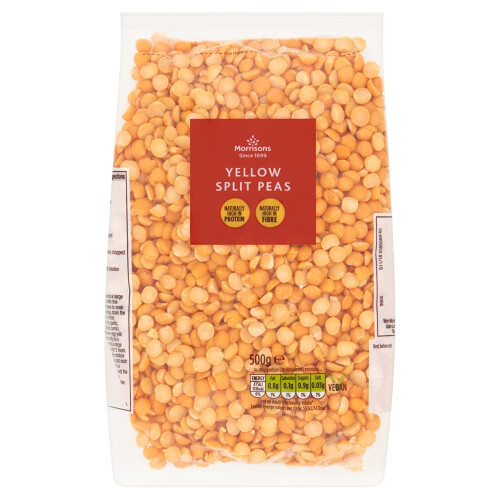 Morrisons Yellow Split Peas 500 g x 5