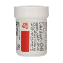 FunCakes Food Colour Paste Christmas Red; Concentrated Food Colouring Paste for Batter, Cream, Fondant, Marzipan, Dough, Modelling and Flower Paste.