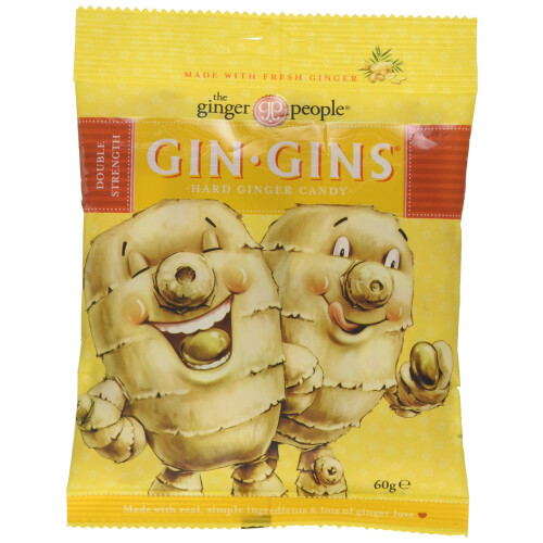 The Ginger People - Gin Gins Hard Ginger Candy 60g