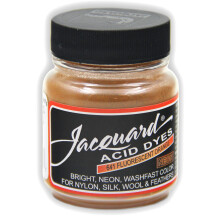 Jacquard Acid Dye (Fluorescent Orange 641) Professional Fabric Dye for Wool, Silk, Nylon & Protein Fibres, Highly Concentrated Powder 14g Jar