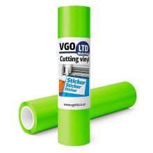 vgoltd Permanent Glossy Adhesive Vinyl Cutting Vinyl Roll for Mug Cup Window Home Decal & DIY Projects (Light Green, 30 x 100 cm)