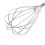 Apollo Whisk 25cm Balloon, Multi-Colour, 31.4x8x6.7 3
