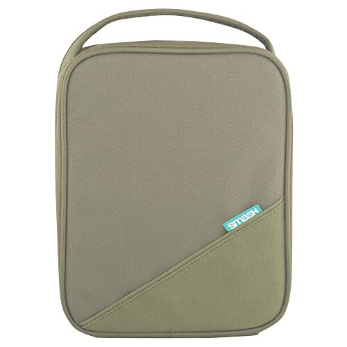 Smash Smash Insulated Lunch Bag,Khaki 1