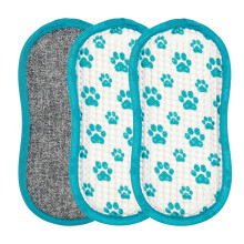 Beldray Antibac Pet Plus+ Cleaning Pads ? Double-Sided Scrubbing Sponges, Removes Tough Stains, Streak-Free Polishing, Antibacterial Treated To Keep