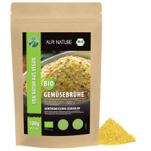 Alpi Nature Organic Vegetable Broth Seasoning Blend 100g 3.5 oz, Soup Seasoning Salt
